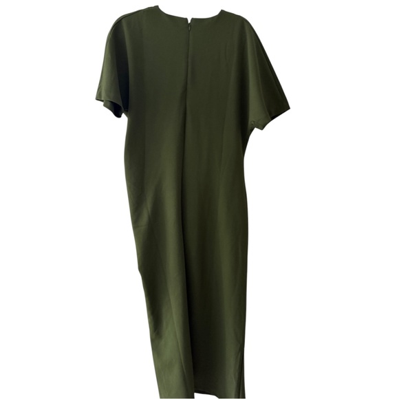 ZARA Ruched Midi Dress | XL - Picture 7 of 7